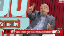 Chavo Fucks en ESPNF90: "En River practican tirarse y los ayuda un exárbitro"