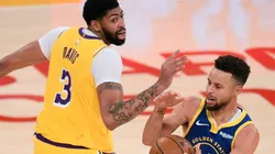 Anthony Davis y Stephen Curry