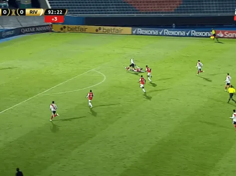 Minuto 92, 0-0 y a River no le cobraron esto: Gallardo casi lo mata al árbitro