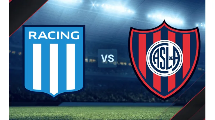 Racing vs. San Lorenzo por la Copa de la Liga Profesional.