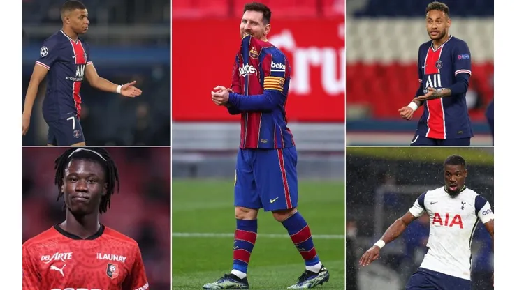 Messi, Mbappé, Neymar, Camavinga y Aurier, algunos de los nombres que desea el PSG para la próxima temporada.