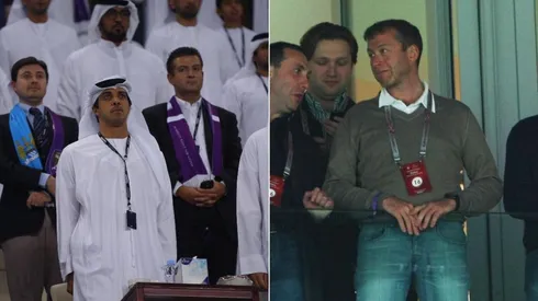 Mansour Bin Zayed y Roman Abramovic, propietarios de Manchester City y Chelsea.