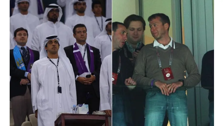 Mansour Bin Zayed y Roman Abramovic, propietarios de Manchester City y Chelsea.