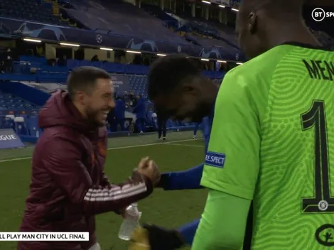 La reacción viral de Hazard tras la eliminación del Madrid en la Champions