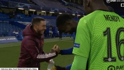 La reacción viral de Hazard tras la eliminación del Madrid en la Champions