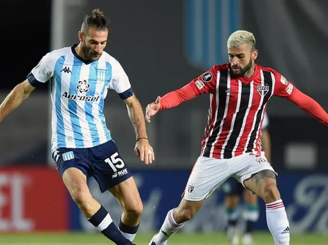 De 14 remates no entró ninguno: Racing fue más pero empató con São Paulo