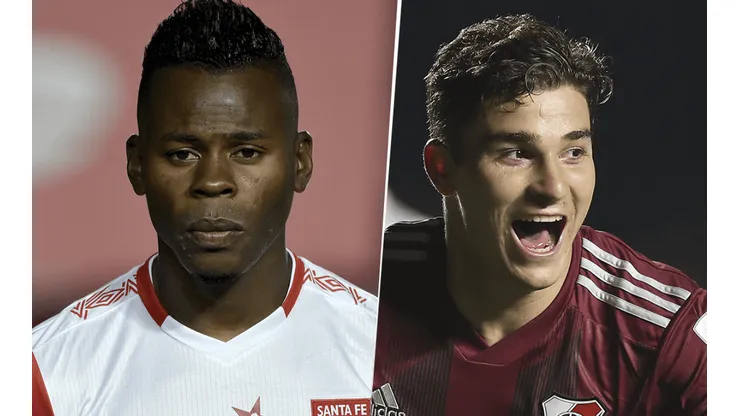 Independiente Santa Fe vs. River Plate por la Copa Libertadores (Fotos: Vizzor y Getty Images).