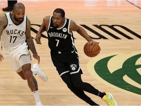 Vídeo: Intenso intercambio de palabras entre Kevin Durant y P.J. Tucker en el Bucks-Nets