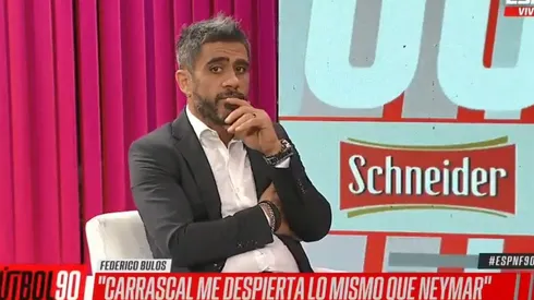 El "te pido por favor que no lo digas" del día lo hizo Bulos en ESPNF90