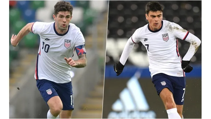 Christian Pulisic y Giovanni Reyna