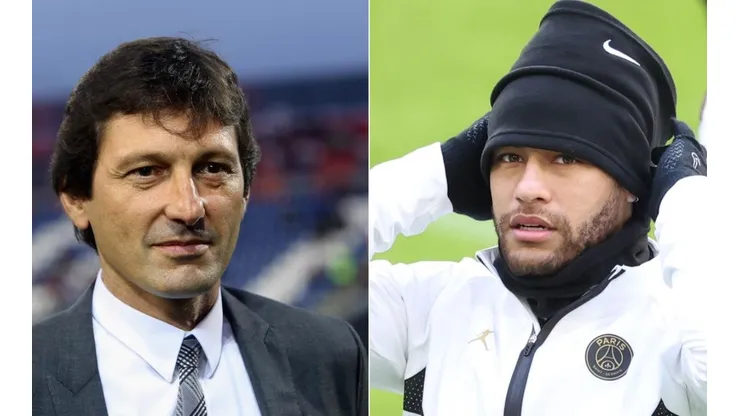 Leonardo y Neymar, director deportivo y futbolista del PSG.