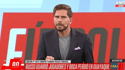 Vignolo dijo la decisión de Russo en la derrota de Boca que no entendió