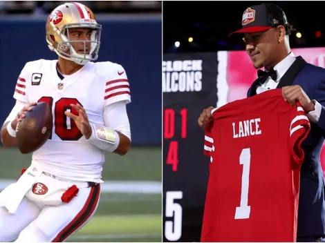 Jimmy Garoppolo habla de arribo de Trey Lance a 49ers recordando a Brady