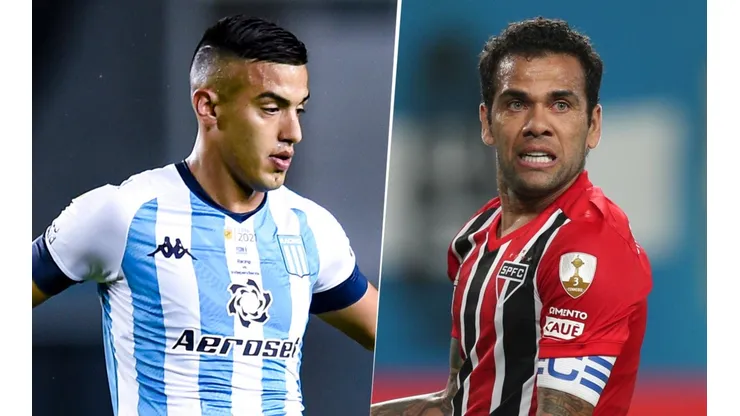 Leonel Miranda y Dani Alves, CONMEBOL LIbertadores (Fotos: Getty Images)