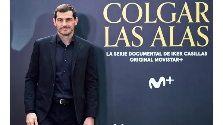 Iker Casillas durante el estreno de su documental "Colgar las alas"