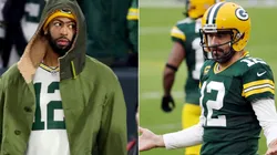 Anthony Davis y Aaron Rodgers