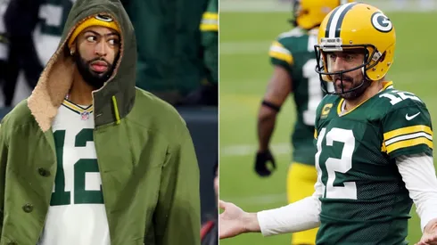 Anthony Davis y Aaron Rodgers