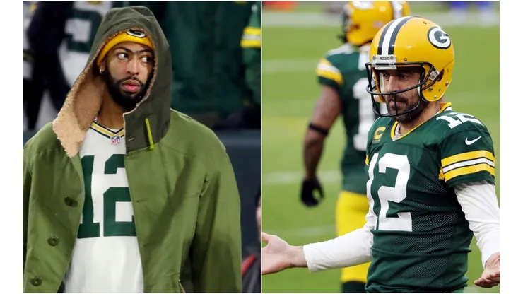 Anthony Davis y Aaron Rodgers