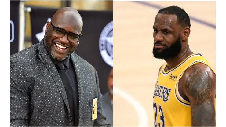 Shaquille O'Neal y LeBron James (Foto: Getty)