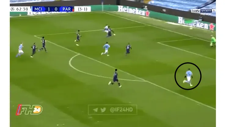 El 2-0 de Riyad Mahrez.