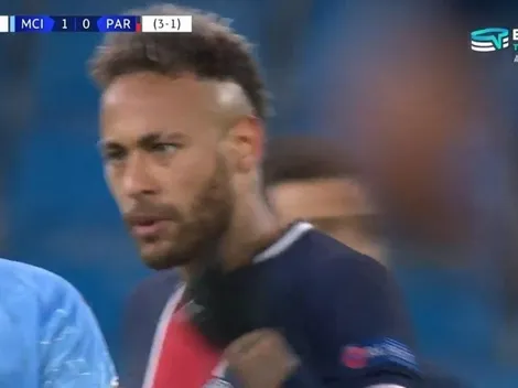 Video: Bernardo Silva le pegó a Neymar y el brasileño reaccionó muy mal