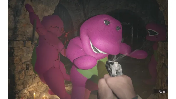 Barney invade Resident Evil Village en un terrorífico mod