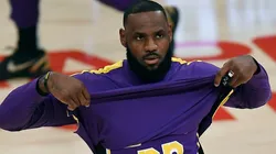 LeBron James, estrella de los Lakers