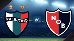 Palestino vs. Newell's por la Copa Sudamericana.