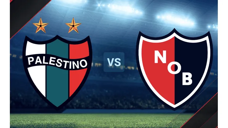 Palestino vs. Newell's por la Copa Sudamericana.