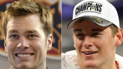 Tom Brady y Mac Jones