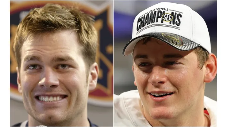 Tom Brady y Mac Jones