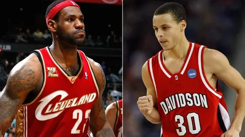 LeBron James y Stephen Curry en 2009