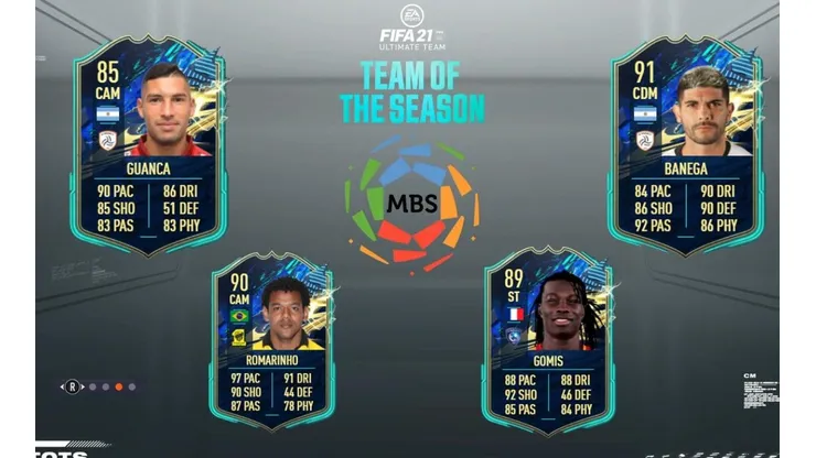 Nuevo TOTS ya disponible en el Ultimate Team del FIFA 21