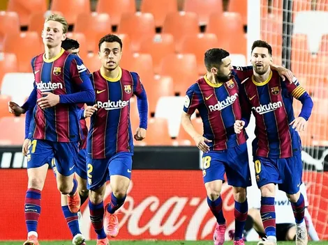 El gran gesto de Messi con sus compañeros tras ganar la Copa del Rey