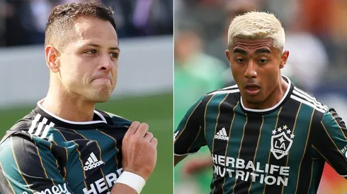 Javier Hernández y Julián Araujo