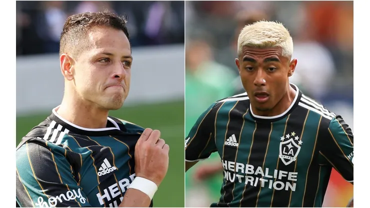 Javier Hernández y Julián Araujo