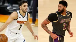 Facundo Campazzo y Anthony Davis