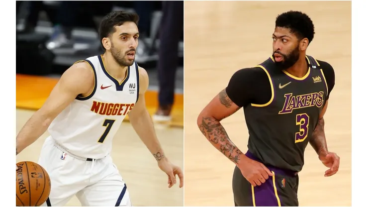 Facundo Campazzo y Anthony Davis