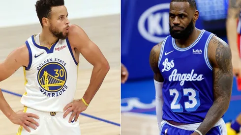 Stephen Curry y LeBron James