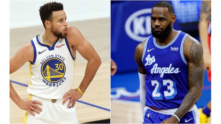 Stephen Curry y LeBron James