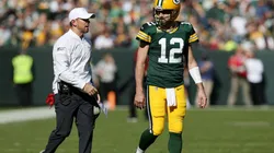 Matt LaFleur y Aaron Rodgers