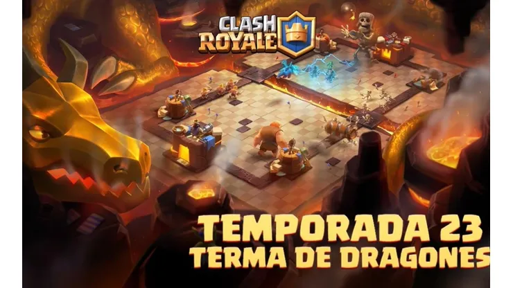 La Terma de Dragones se abre en la nueva temporada de Clash Royale