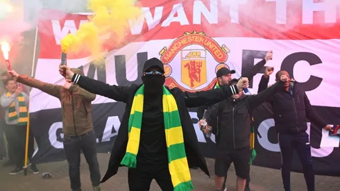 Protestas contra los Glazer (Foto: Getty)
