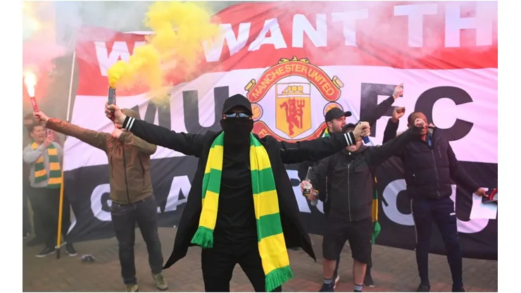 Protestas contra los Glazer (Foto: Getty)