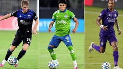 Jackson Yueill, Raúl Ruidíaz y Nani