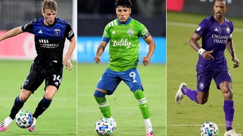 Jackson Yueill, Raúl Ruidíaz y Nani