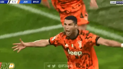 Locura total: Cristiano Ronaldo metió 2 goles en 5 minutos para que gane Juventus