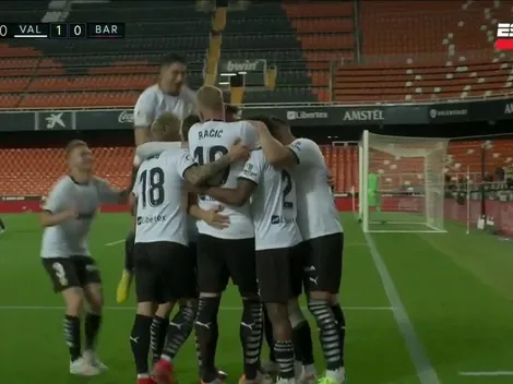 El nivel de la defensa del Barcelona...: así fue el 1-0 del Valencia