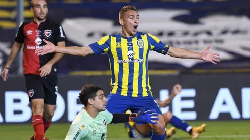 El festejo de Marco Ruben en el 1-0.