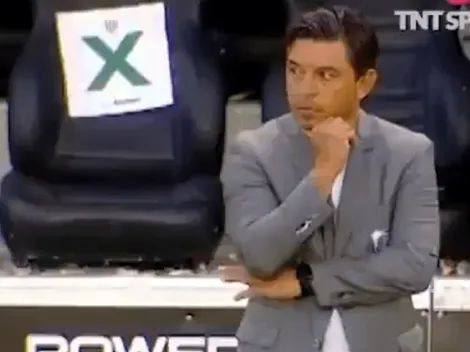 Video: la reacción y el pedido de Gallardo en el gol de Banfield